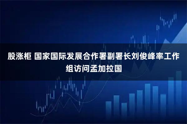股涨柜 国家国际发展合作署副署长刘俊峰率工作组访问孟加拉国