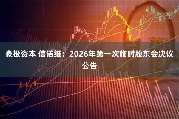 豪极资本 信诺维：2026年第一次临时股东会决议公告